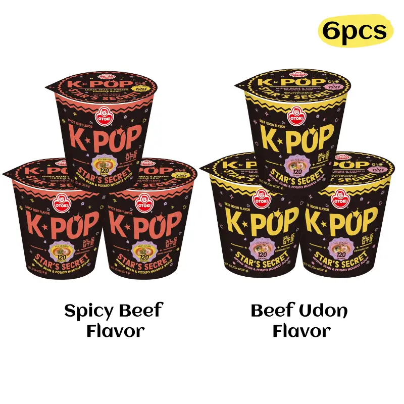 3pcs Spicy Flavor & 3pcs Original Flavor