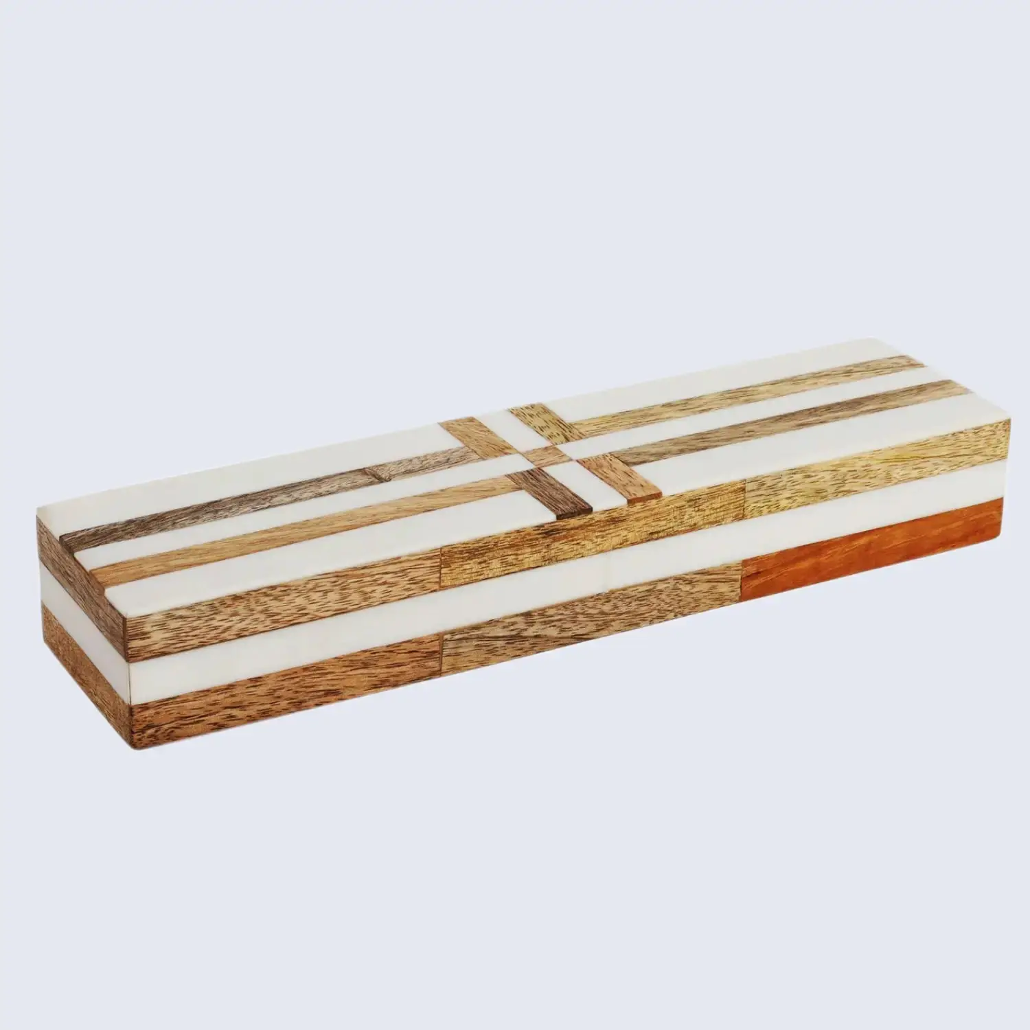 Handicrafts Home Handmade Natural Wood Resin Inlay Decorative Storage Box in 7 Sizes
