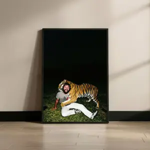 The Hangover Movie Poster, Alan Garner Tiger Scene Wall Art, Funny Movie Print for Living Room, Home Bar, Office Decor Gift