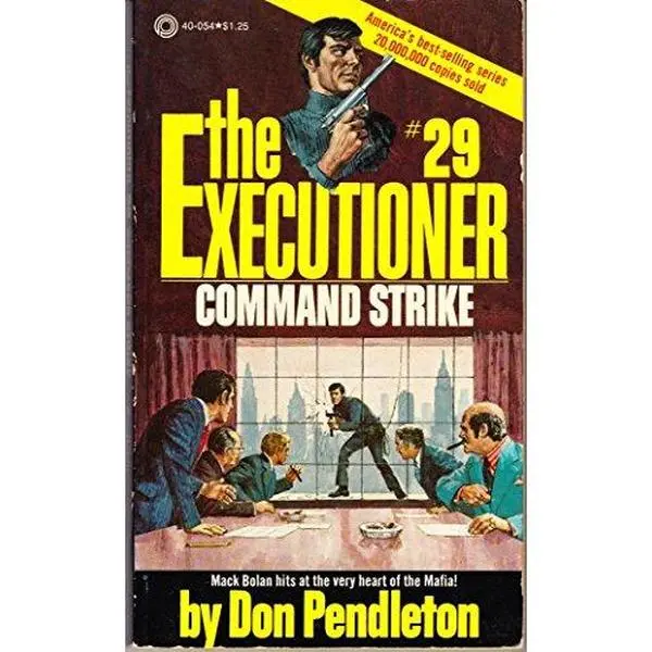 Used Paper Novel - The Executioner #29: Command Strike by Don Pendleton (Very Good Condition) - English