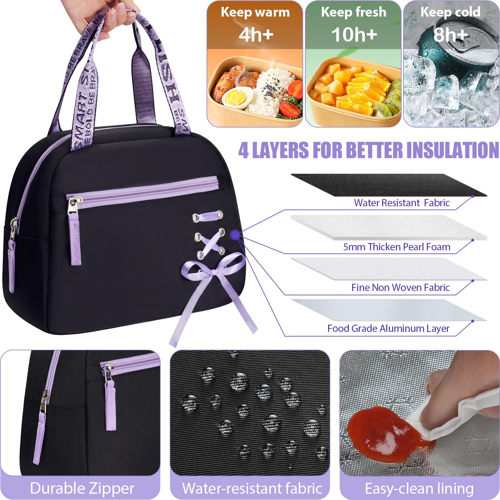 Fimibuke Waterproof 3 PCS Backpack Set with Lunch Bag & Pencil Case – Lightweight School Bag Bookbag for Girls and Boys , Ideal for Elementary Middle High School Students dealsforyoudays