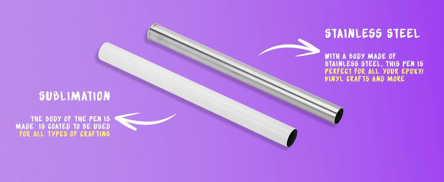 12 Pcs The Crafters Stainless Steel Pens, Black Ink Gel Pen for DIY 12 Pcs The Crafters Stainless Steel Pens, Black Ink Gel Pen for DIY