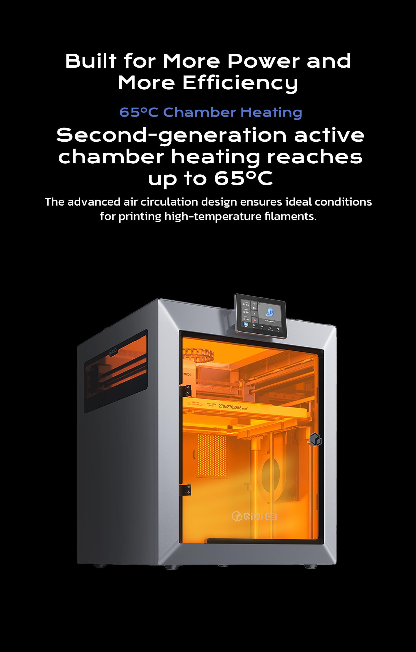 QIDI Q2 3D Printer, New for 2025, Supports Multi-Color and Multi-Material Special Printing, high Speed & Precision, 65°C Heating Chamber, AI Camera, Enclosed CoreXY, 270 x 270 x 256 mm Build Volume