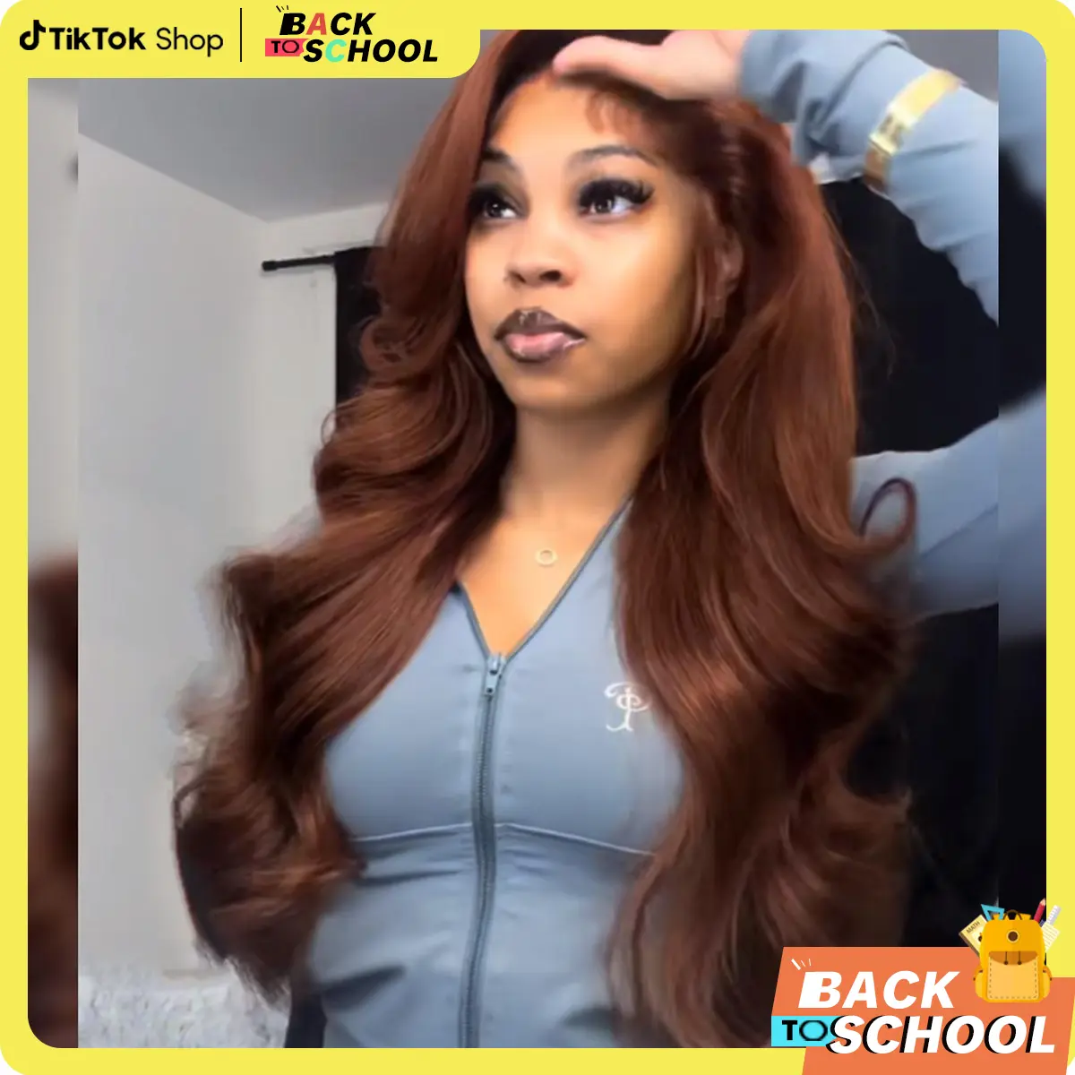Cute Bein Ginger Brown Lace Front Wig Human Hair 13x6 Hd Transparent 613 Blonde Body Wave Lace Front Brown Wigs Human Hair for Women with Baby Hair