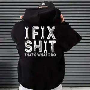 I Fix Stuff That’s What I Do Hoodie, Funny Handyman Shirt, Blue Collar Work Humor