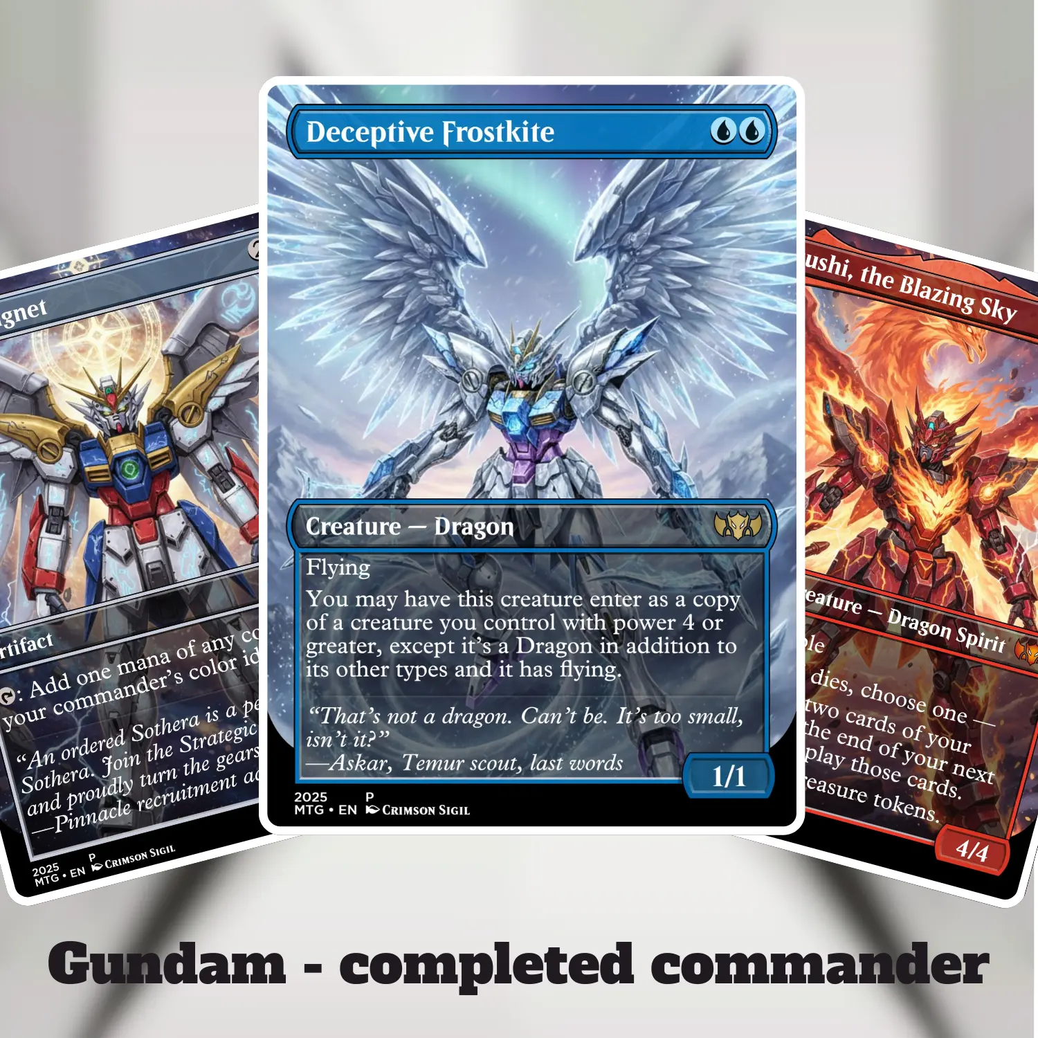 MTG Proxy 100+ Card Commander Deck Temur Roar Dragonstorm Tarkir Mech Dragons & Blazing Storm MTG Proxy 100+ Card Commander Deck Temur Roar Dragonstorm Tarkir Mech Dragons & Blazing Storm