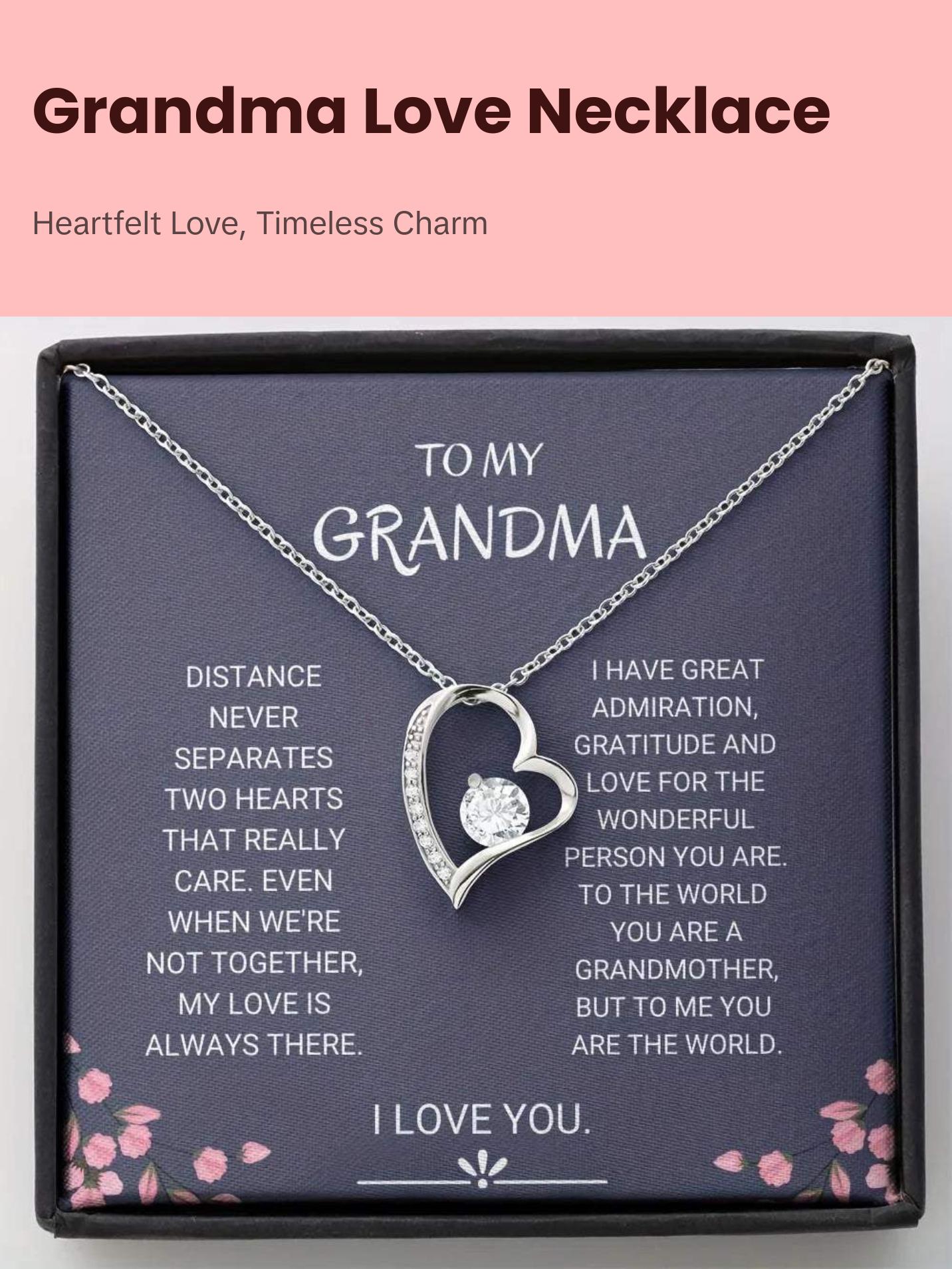 To My Grandma Pendant