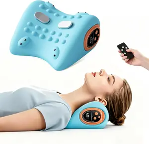 2026 New Upgrade Cordless Neck Massager, 3-in-1 Heat, Pulse & Vibration Modes, Ergonomic Electric Neck and Shoulder Massager, for Pain Relief & Relaxation at Home, Office, Travel, Gift