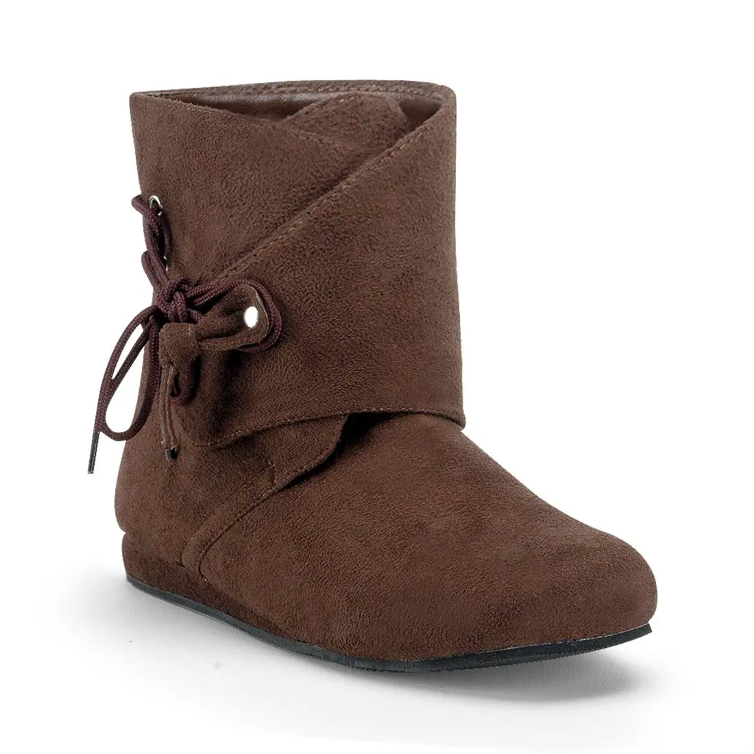 Women's Renaissance-50 Lace-Up Elegant Decor Ankle Boots - Women's Fashion Shoe for Renaissance Fair, Cosplay Events, Footwear, Ankle Height, Rubber Sole