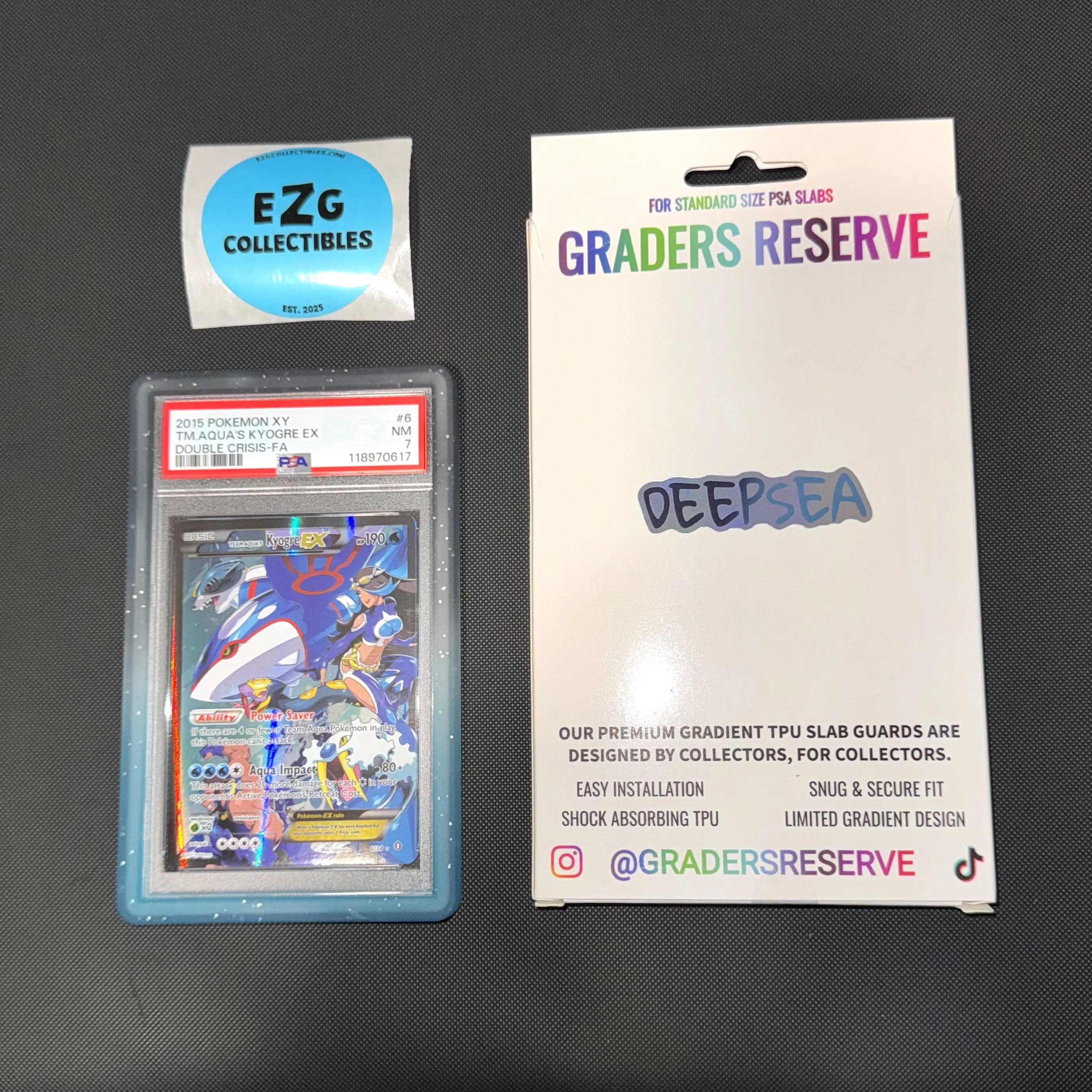 Deep Sea PSA Slab Guard by Grader's Reserve - Stylish and Durable TPU Slab Guard / Case