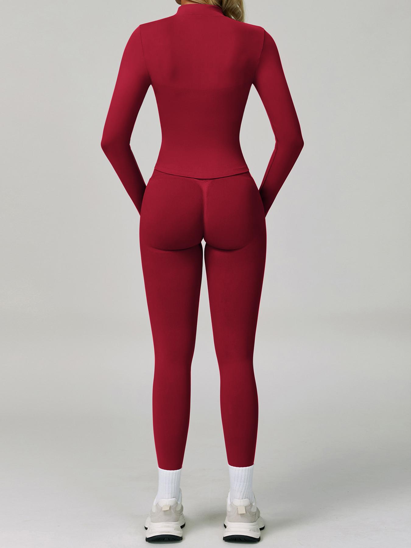 Jetjoy Workout Sets for Women, Women 2 Piece Seamless Ribbed Workout Sets With Zip Up Jacket+ Mid-Waisted Gym Yoga Leggings SpringStatements Jetjoy Workout Sets for Women, Women 2 Piece Seamless Ribbed Workout Sets With Zip Up Jacket+ Mid-Waisted Gym Yoga Leggings SpringStatements