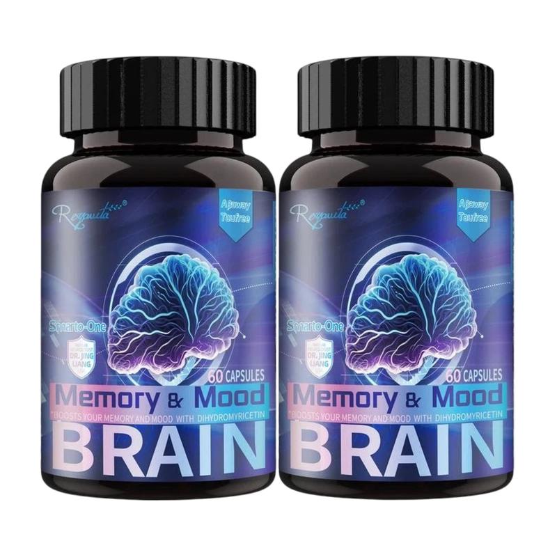 2-Pack Royavita Memory & Mood Capsules - Brain and Memory Capsules -120 Capsules