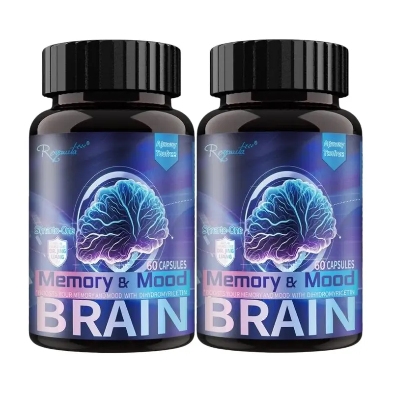 2-Pack Royavita Memory & Mood Capsules - Brain and Memory Capsules -120 Capsules