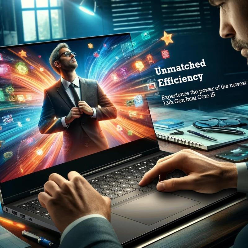 Dell Inspiron 15.6" FHD Touchscreen Laptop | Intel Core i5-1334U CPU | 8GB RAM | 512GB SSD | Long Battery Life | Win 11 with Office 365 12 Months, BLACK