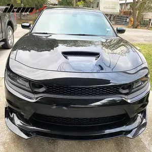 Front Bumper Lip for Dodge Charger SRT 2015-2023 V1 Style 3PCS ABS