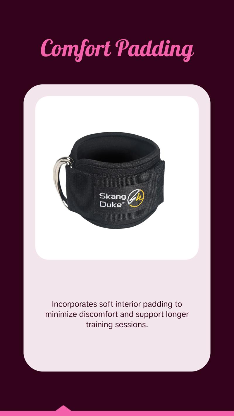 Skang Duke Adjustable Ankle Straps Strength Training Accessory for Full-Body Training, Targets Glutes, Legs, Core, Waist, Arms, and More