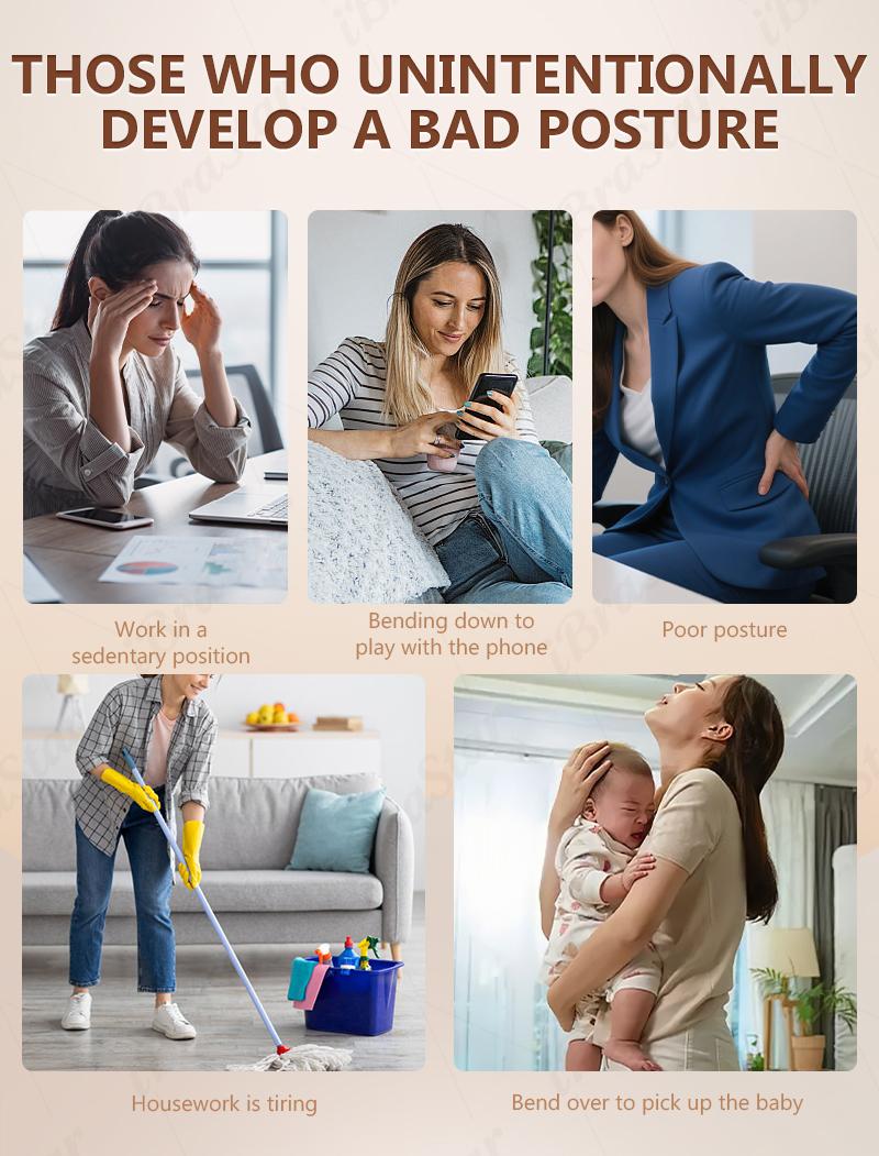 [Posture Correction] Invisible Posture Correcting Bra - Wireless Comfort & Back Support for Slouching Relief