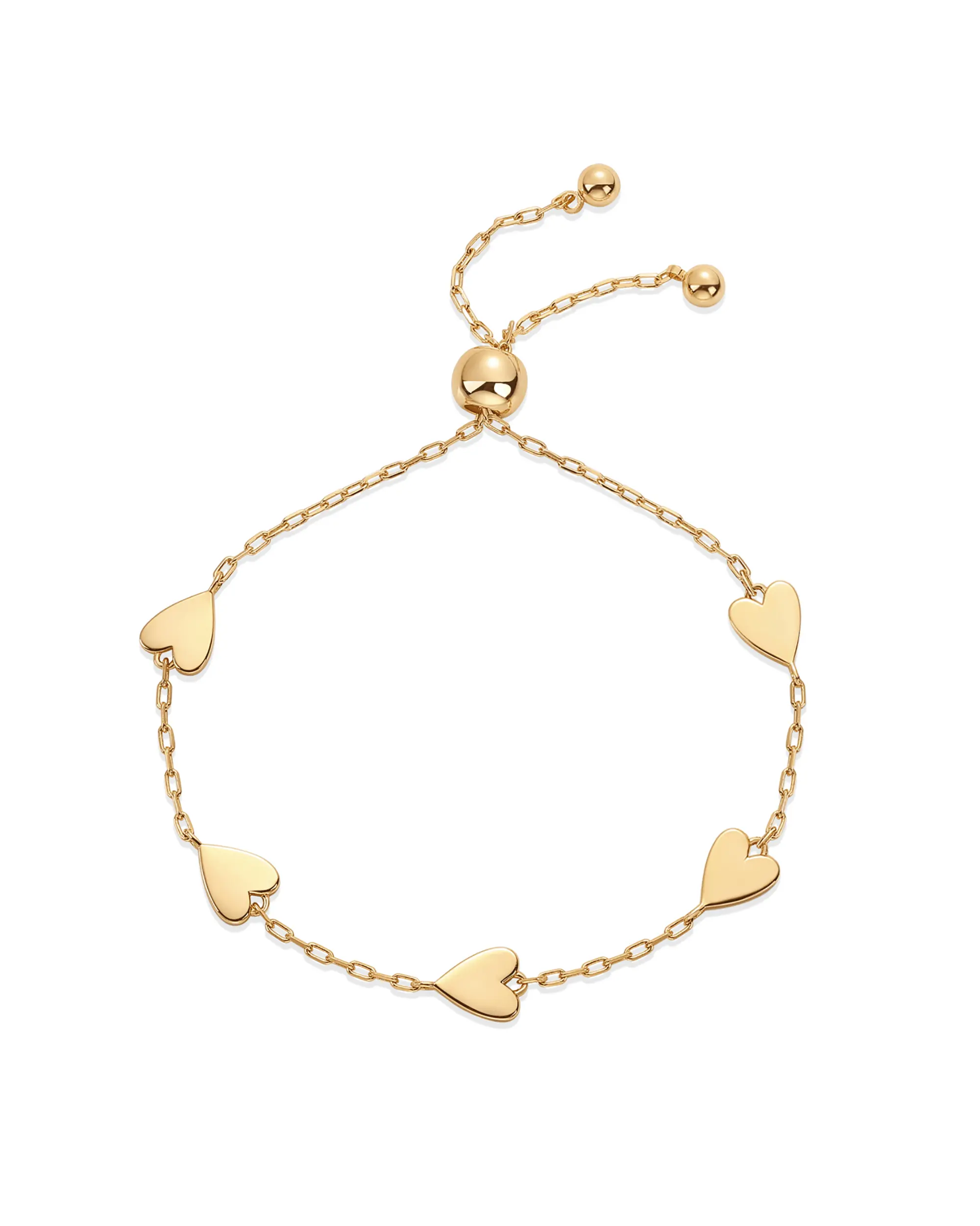 PAVOI 14K Gold Plated Adjustable Bracelets for Women - Heart & Mom Bracelet - Hypoallergenic Gold Jewelry Gifts for Women