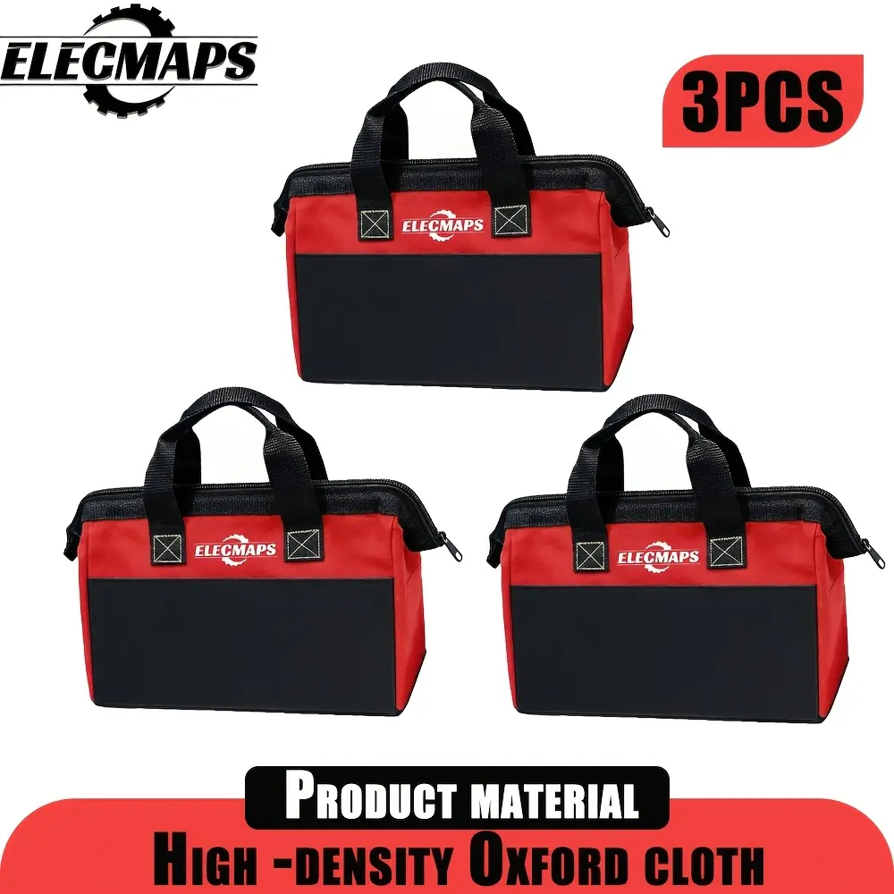 High-Density Oxford Cloth Toolbag, Durable Organizer for Storage, Adjustable Shoulder Strap Organizer Tool Bag, Organizer Tool Bags