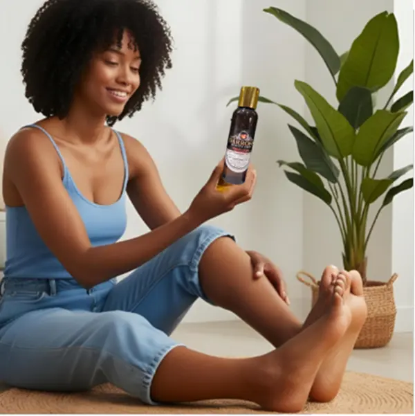 Darron's Beauty Shop Strawberry Glow Elixir Body & Massage Oil Nourishing Hydrating Illuminating Formula for Soft Radiant Skin with Sweet Almond Jojoba & Avocado Oils
