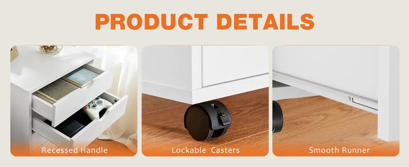 SweetFurniture 5 Drawer Chest - Storage Cabinets Dressers Wood Dresser Cabinet with Wheels Mobile Organizer Drawers for Office, Bedroom, Home SweetFurniture 5 Drawer Chest - Storage Cabinets Dressers Wood Dresser Cabinet with Wheels Mobile Organizer Drawers for Office, Bedroom, Home