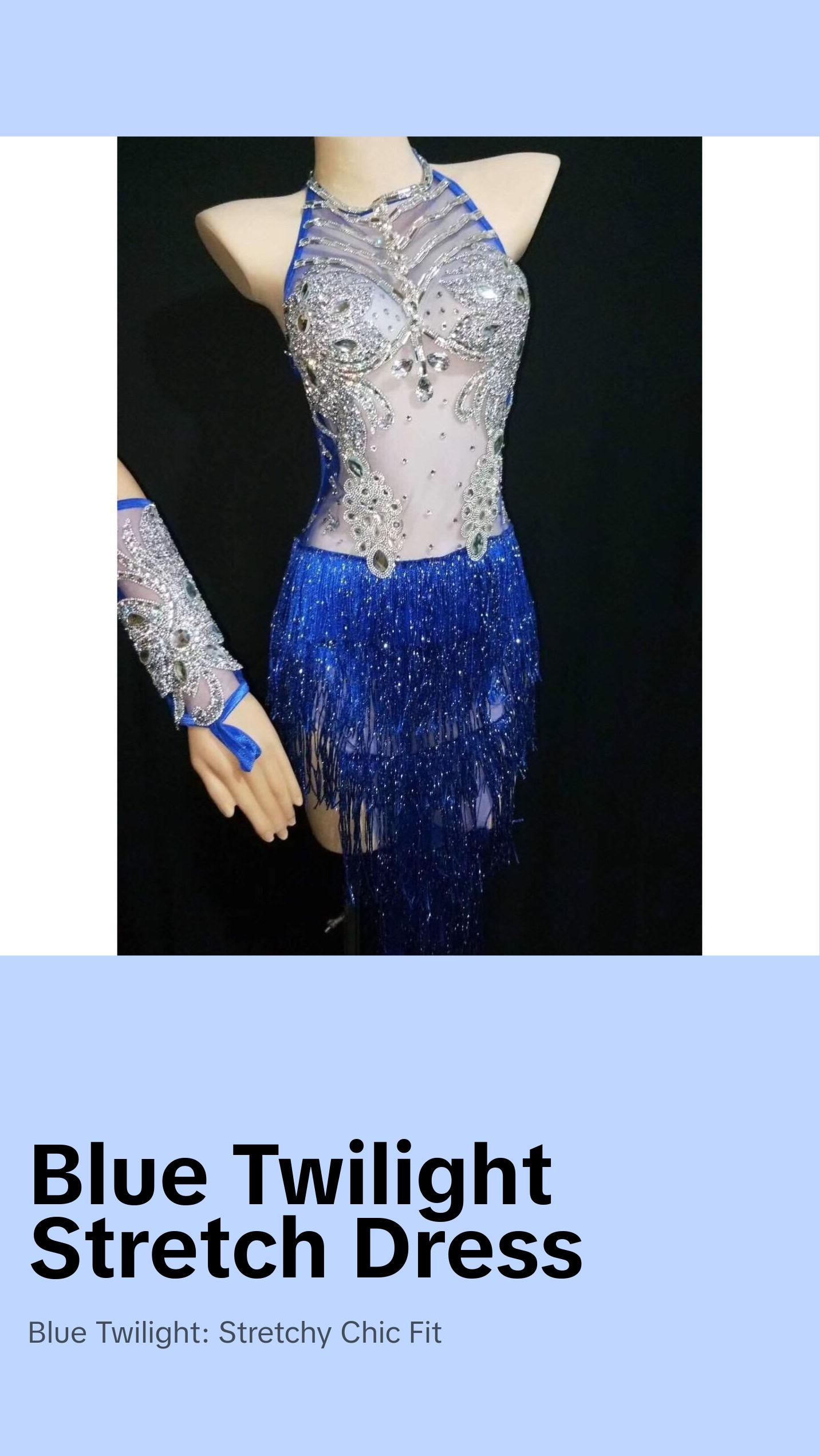 Blue twilight  dress