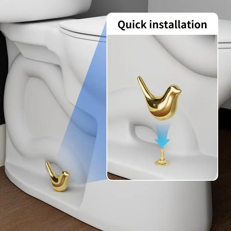 2-Pcs Ceramic Bird Toilet Bolt Covers, Toilet Bolt Caps , easy to install, no power needed, suitable for bathroom decor,Cute Home Decor 2-Pcs Ceramic Bird Toilet Bolt Covers, Toilet Bolt Caps , easy to install, no power needed, suitable for bathroom decor,Cute Home Decor
