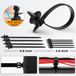 860Pcs Car Push Retainer Clips & Auto Fasteners Assortment -26 Most Popular Sizes Nylon Bumper Fender Rivets with 10 Cable Ties and Fasteners Remover for Toyota GM Ford Honda Chevy Automotive Accessories Vehicle Detailing