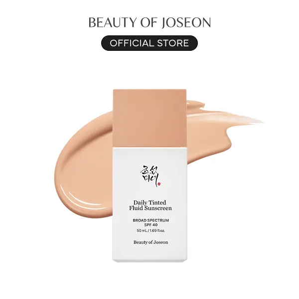 [Beauty of Joseon Official] Daily Tinted Fluid Sunscreen 50mL | OTC Certified, SPF, Broad Spectrum Protection, Mineral based Sunscreen, Makeup