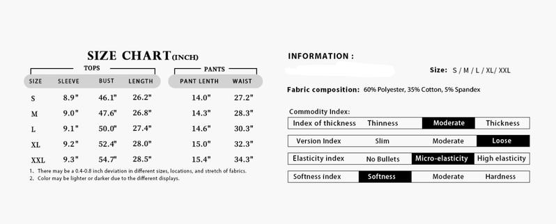 Imily Bela Womens 2 Piece Outfits 3/4 Sleeve Tops and Elastic Waist Shorts Lounge Sets Loungewear