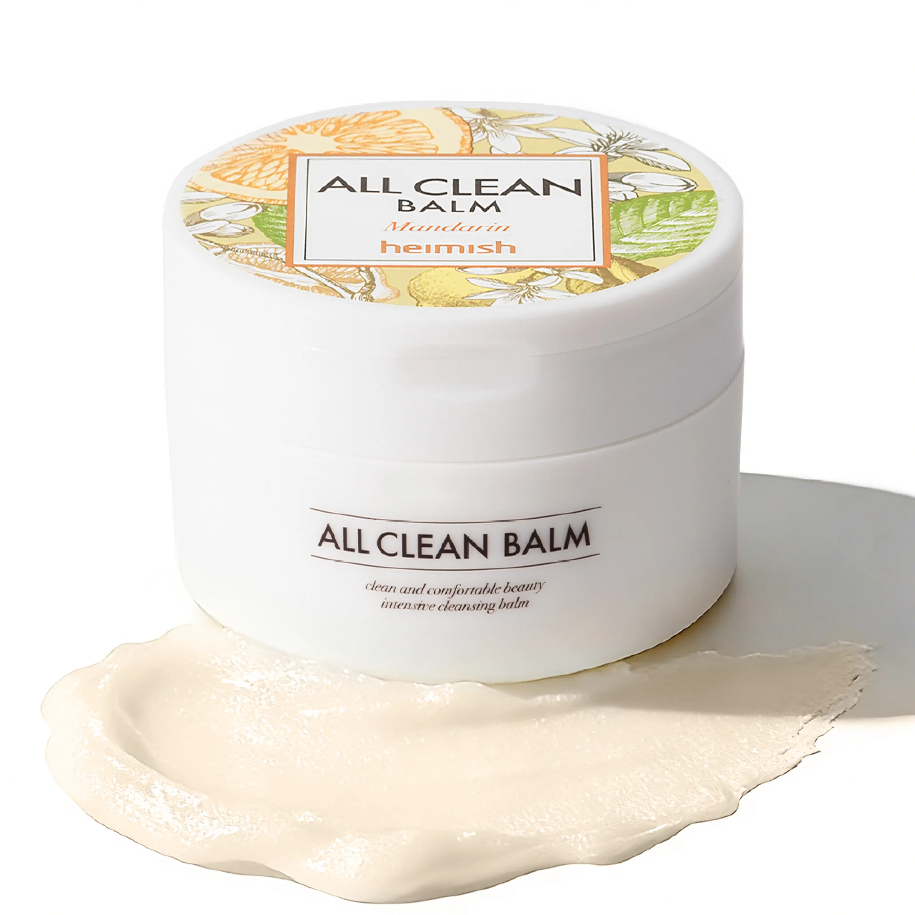【Flash Sale】 Heimish All Clean Balm Mandarin (4.0 fl.oz / 120ml) | Balm-to-Oil Facial Cleanser for Makeup Removal, Pore Care & Blackhead Care, Springtok Herbal backtoschool