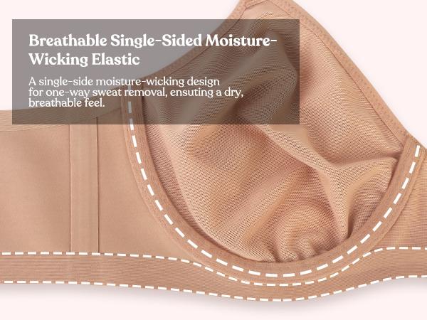 HSIA Auri Seamless Lace Support Bra Full Coverage Comfort Fit