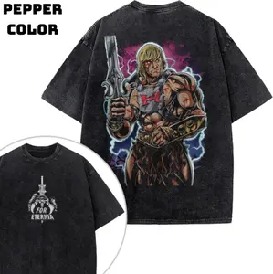 He Man Shirt, Masters of the Universe Shirt, Animated Shirt, Vintage T-Shirt 2-Sided, Graphic Tee, Unisex T-Shirt, Top Streetwear Menswear Womenswear