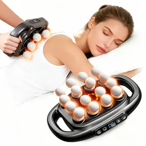 16-Head Massage Gun Set, Deep Tissue PercussionMassager with 3 Modes & 30 Intensities,Quiet MuscleMassage Gun for Back,Shoulders, Legs, Foot, Body MusclePain Relief