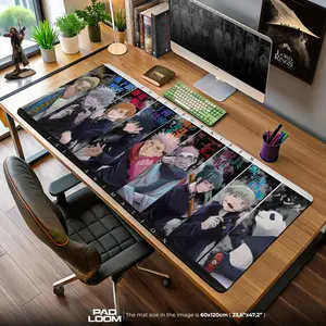 Jujutsu Kaisen Cast Mouse Pad, Anime Gaming Desk Mat, Anime Mouse Pad, Desk Mat, PC Accessories.