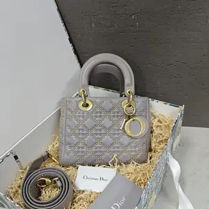 Pre-owned Dior Lambskin Shoulder Bags 7.8'' R5729 Shoulder Bag C14303311248 0313 T3 Mia