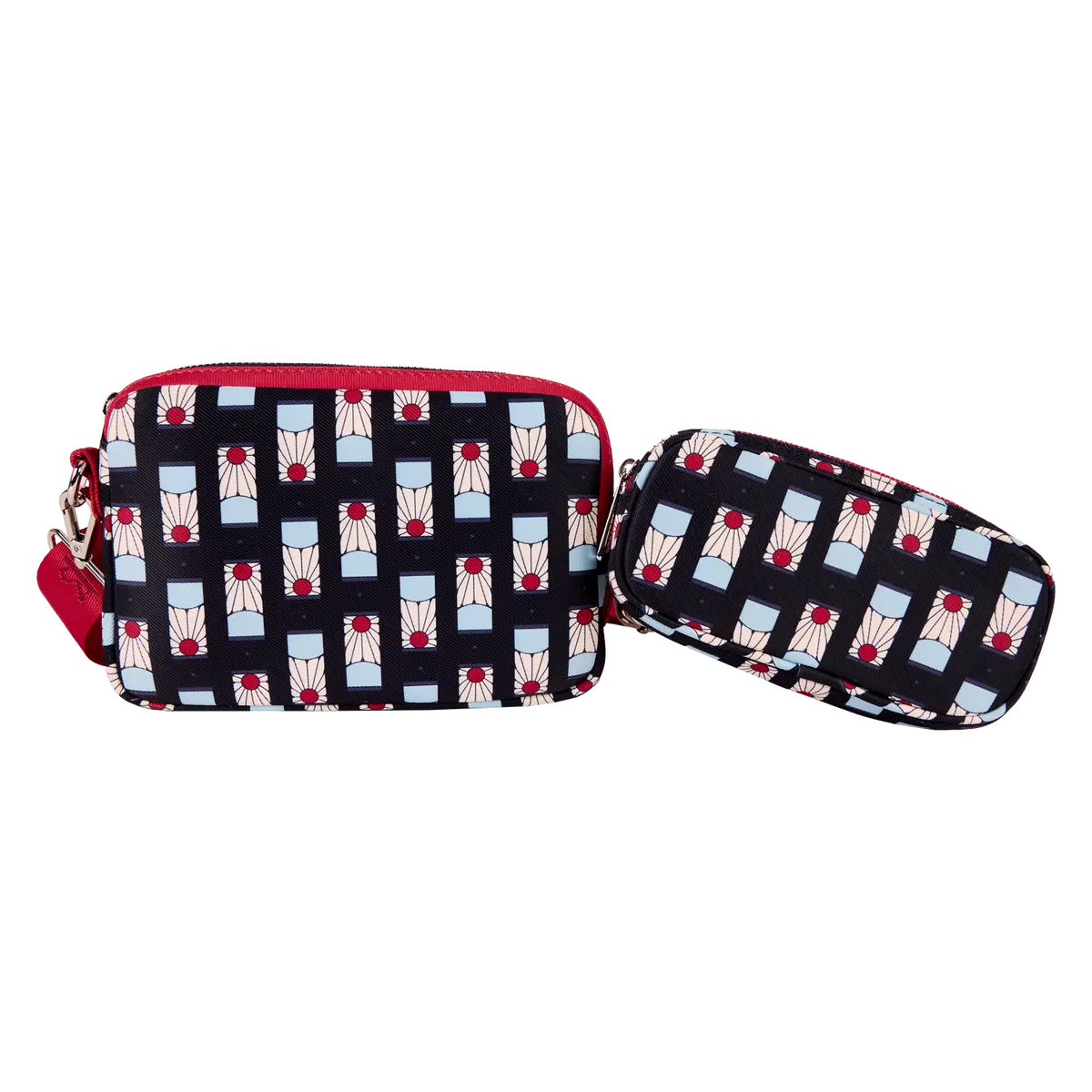 Demon Slayer All-Over Print Sling Crossbody Bag with Coin Bag