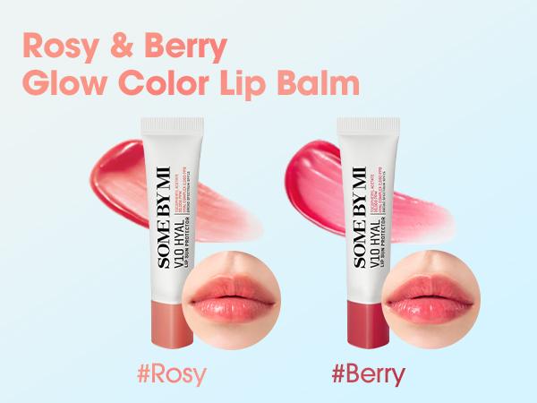 [SOME BY MI] V10 Hyal Lip Sunscreen Balm Duo SPF 15 - Tinted Lip Balm for Dry & Sensitive Lips - SPF Lip Balm - Jelly Glow Color Lip Butter Balm