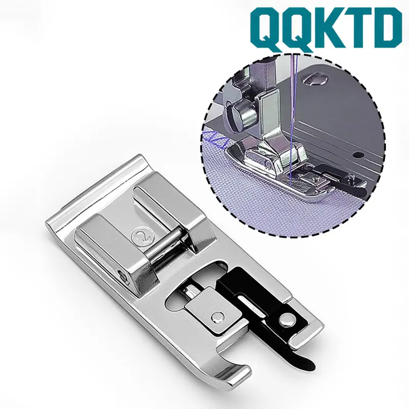 Home electric multifunctional sewing machine with edge wrapping, edge grinding, thick material locking, fabric edge sewing, presser foot