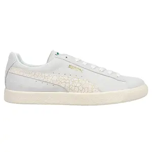PUMA Mens Suede Vintage Kintsugi Lace Up Sneakers Shoes Casual - White