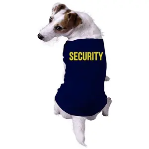 Dog Shirt Security Funny Sarcastic Tee for Puppy Sarcastic Shirt For Dogs Funny Dog Puppy TShirt Navy