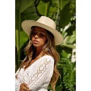 Amenya Palm Leaf Straw Hat - Natural