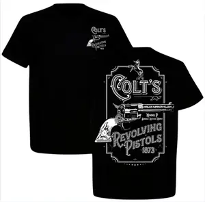 Colt SAA Peacemaker Tshirt, Classic Revolver Tee, Cowboy Vintage Style, Gift for Colt Fans, Casual Wear