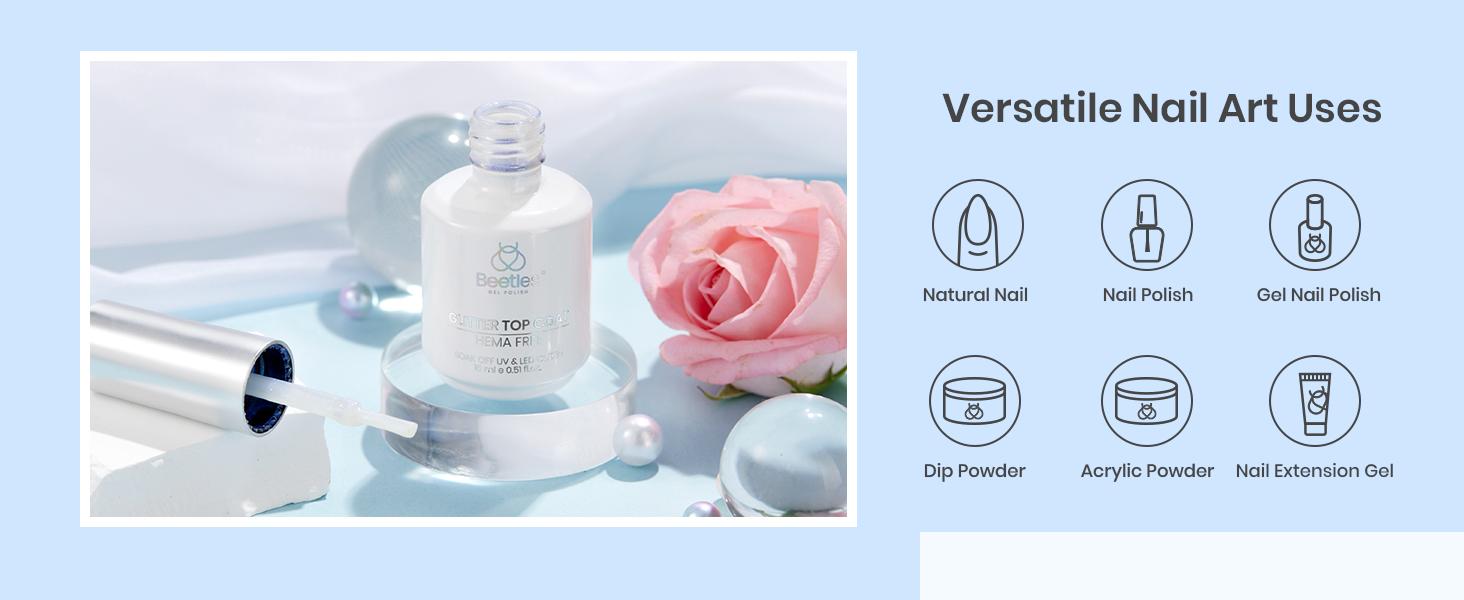 Beetles Gel Top Coat Glitter Soak Off Nail Polish with Gold Glitter for Nail Art and Long Nails Powder Manicure Cosmetic Uv Cutics #dealsforyoudays Beetles Gel Top Coat Glitter Soak Off Nail Polish with Gold Glitter for Nail Art and Long Nails Powder Manicure Cosmetic Uv Cutics #dealsforyoudays