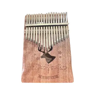 17-Key Wooden Kalimba Starter Set – Deer Motif