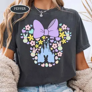 Easter #Minnie Shirt, Adult Magic Kingdom Easter Shirt, Youth Happy Easter Shirt, Toddler Magic Kingdom Shirt, Matching Family Shirts