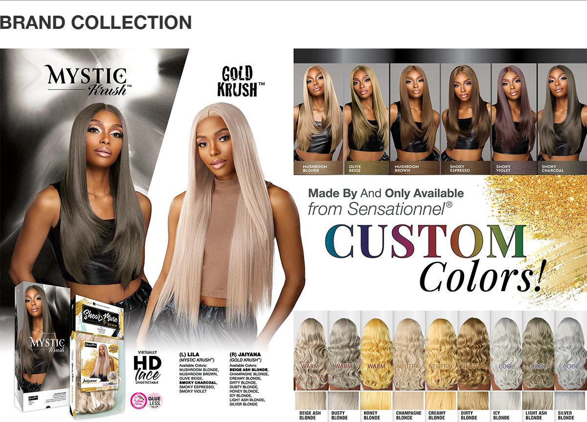 Sensationnel HD Lace Front Wig Glueless Shear Muse Mystic Krush Lila