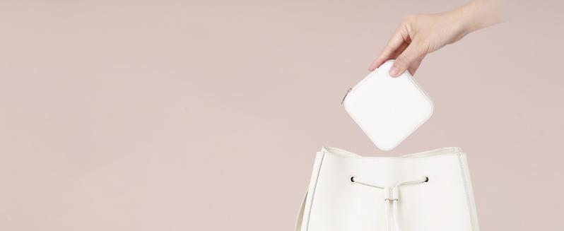 Lifewit Travel Jewelry Organizer Case with Mirror, Compact Jewelry Box for Women and Girls, Ideal Gift for Her, Portable Storage for Beach