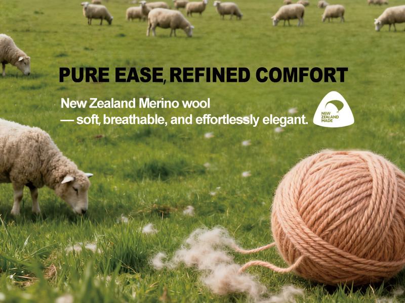 VRCOMFY Womens Pajamas Set Short Sleeve Sleepwear New Zealand Merino Wool 2 Piece Lounge Sets with Pockets for Comfort