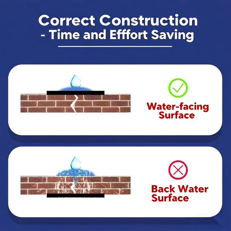 Professional 19.6IN*16.4FT All-Purpose Waterproof Tape for Roof Repairs Siding Boat Hulls Concrete Foundations & More Heavy-Duty Flexible Sealant Provides Superior Leak Protection on Various Surfaces All-Season Durability for Home Commercial Use